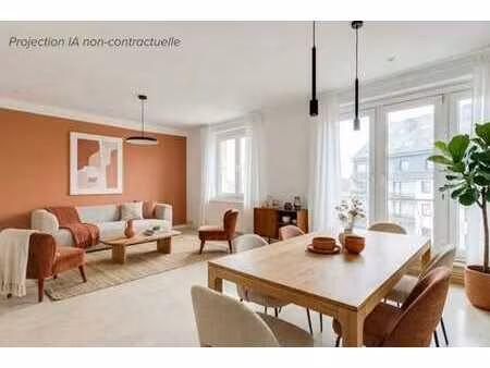 appartement 2 chambres  avec balcon  au centre ville d'arlon