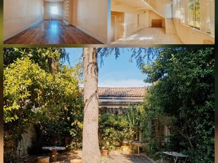 grande maison de ville avec jardin  garage  local commercial