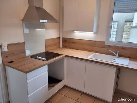 t3 rénové avec jardin et garage