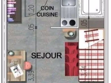 reprise de bail – studio meublé