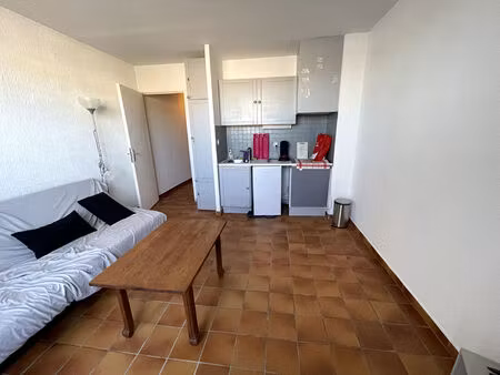 appartement sausset les pins 1pièce 27.95 m2  une terrasse belle vue port 