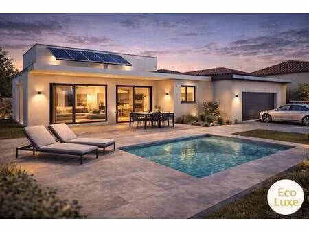 terrain avec maison neuve à vendre