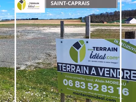 vente terrain 1294 m² à saint-caprais (18400)  30 380 €