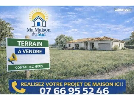 terrain de 380 m2 centre revel