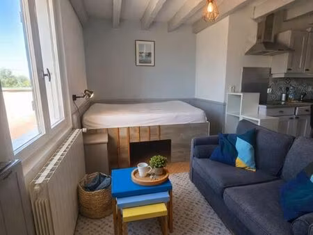 grand studio meublé 25m2  avec place parking  bail mobilité jusqu'à 10mois  proche douane 