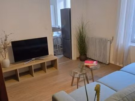 t3 meublé de 50m² entièrement refait à neuf – cour privée