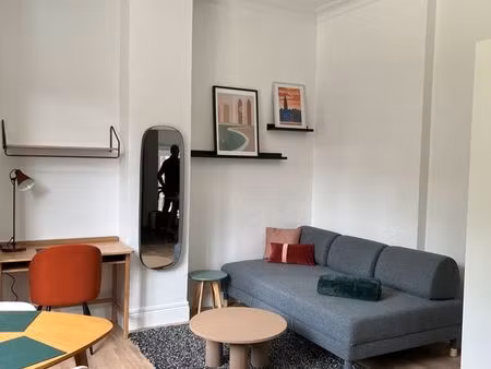 studio meublé et équipé - edhec - parc barbieux