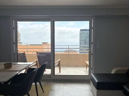 superbe 3 pièces vue mer avec terrasse et jardin privé – beausoleil aux portes de monaco
