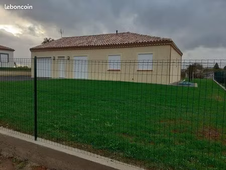 location maison individuelle 110m2 sur tanus avec terrain