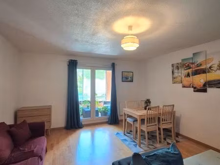 t2 meublé standing – loggia  parking & calme absolu