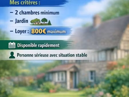 recherche location maison