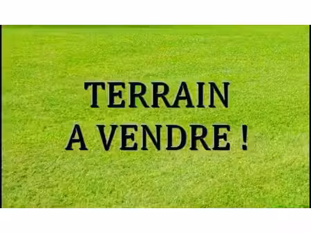 terrain constructible à vendre