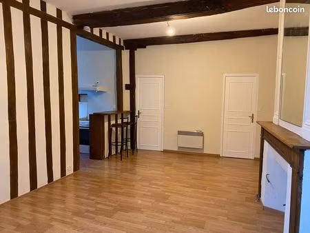 appartement t3  cœur du centre-ville auxerre  rue fécauderie  58m2  2 chambres