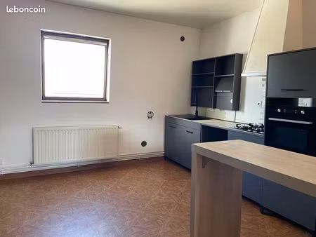 appartement f3 100m2 fourmies centre à louer