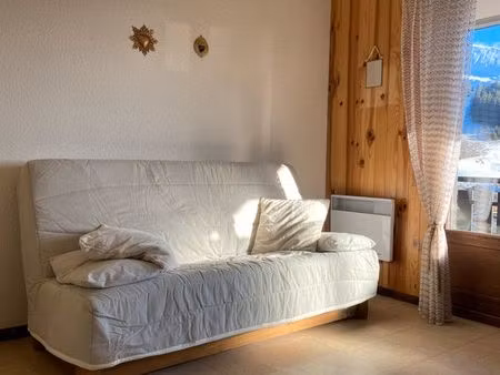 location longue durée studio meublé manigod