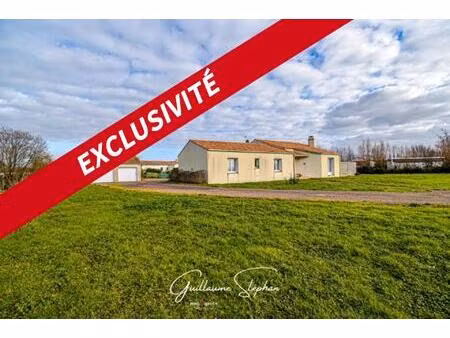 5 pièces  152 m2  garage de 90 m2  terrain 3150 m2