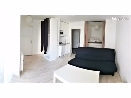 f1 bis meublé avec chambre indépendante  29 m2  bâtiment basse consommation