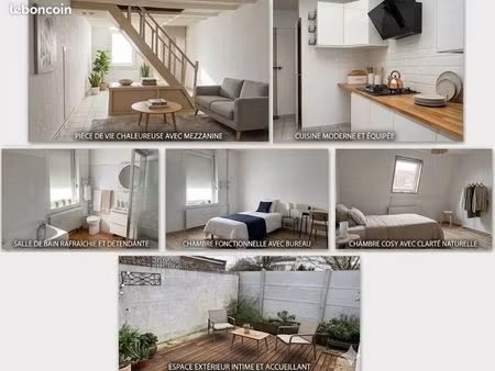 maison de ville 4 pièces – 95 m² – non meublée