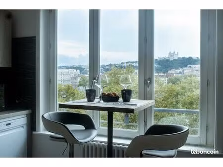 vue exceptionnelle fourvière quai rhône climatisation 3 chambres
