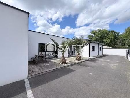 villa plain-pied design — 166 m² -terrasse  jardin