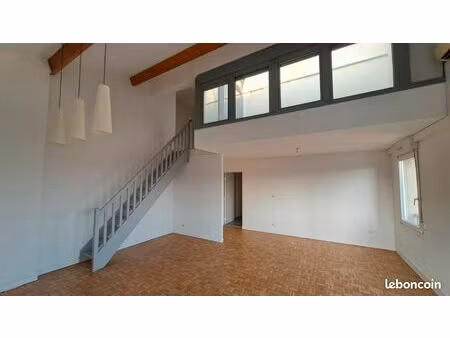 haut des pentes de la croix-rousse – duplex dernier étage avec terrasse tropézienne fermée