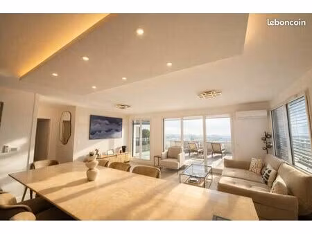 t4 de haut standing avec terrasse et vue imprenable - lyon 7 place jean jaurès