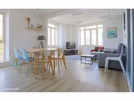 t3 80 m2 rénové - vieille ville / léopold - parking inclus