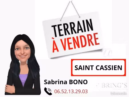 terrain 1024 m² saint-cassien