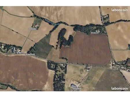 vente terrain agricole + bois proche l'isle jourdain