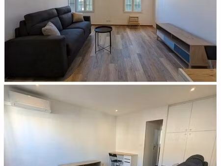 t1 meublé avec balcon et clim réversible  proche timone