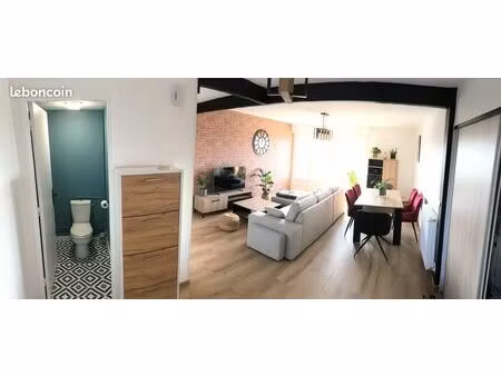 chambre dans appartement meublé et rénové - pont de la tortière