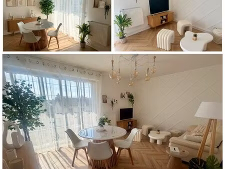 t3 meublé clé en main – 61 m² – parking+cave – lumineux plein sud – plaisance