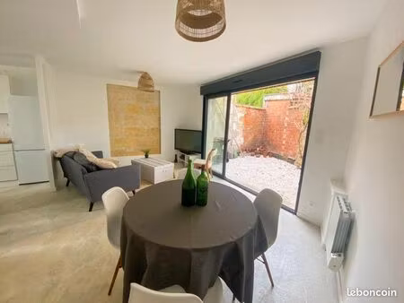 maison bordelaise entièrement rénové  jardin