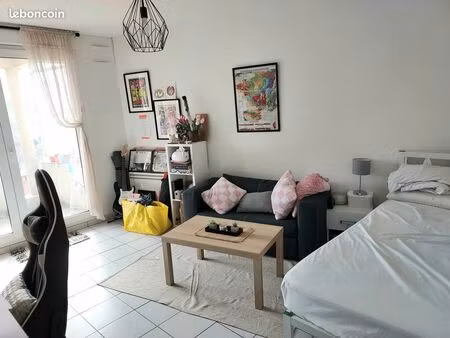 appartement t1 meublé 26 m² + terrasse 8 m²