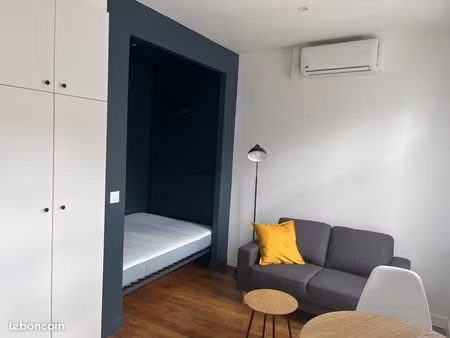 studio meublé centre ville  sans frais d’agence  refait à neuf