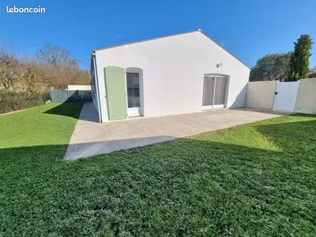 location maison 88m² - 3 chambres – jardin & garage – marsilly (charente-maritime) -dispon