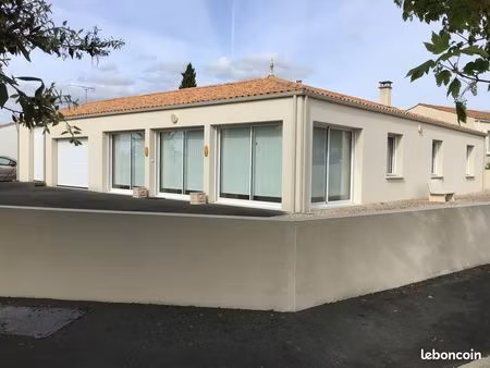 maison recente 124m2+2garages dont 1 camping car