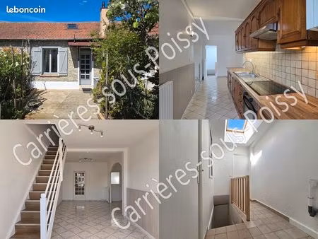 maison de ville 52 m2 avec parking  cave et grand comble