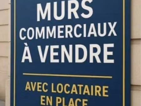 cannes rare vente murs commerciaux loué
