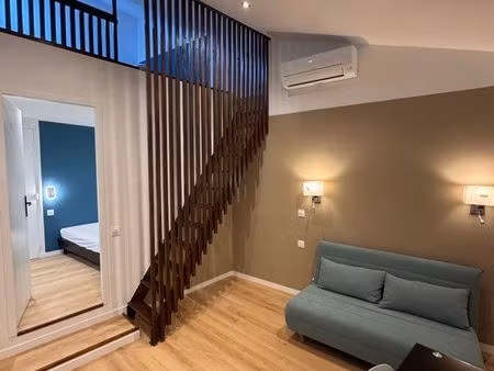 magnifique t2 meublé avec mezzanine - centre de trets