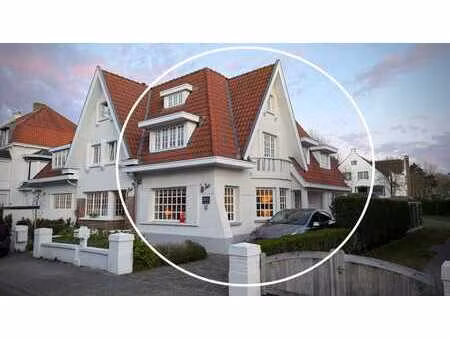 perle prête à emménager à de haan à 200 m de la plage