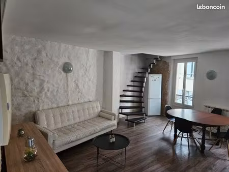 f2 duplex meublé 47 m² – 2 min gare