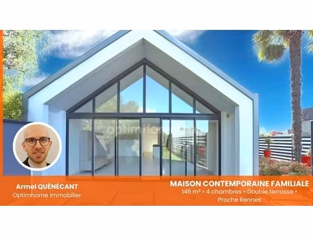 maison contemporaine 146 m²  4 chambres  chantepie
