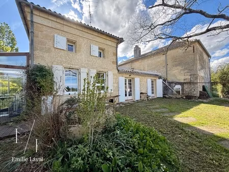 maison en pierre avec appartement attenant à saint pey de castets (33)