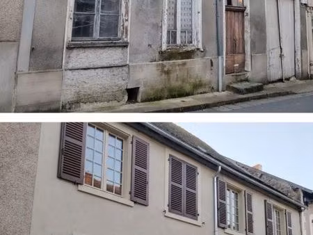 lubersac centre - ensemble immobilier avec garage et jardin