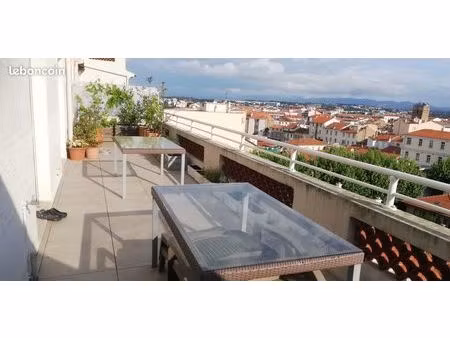 108m²+31m²terrasse centre ville