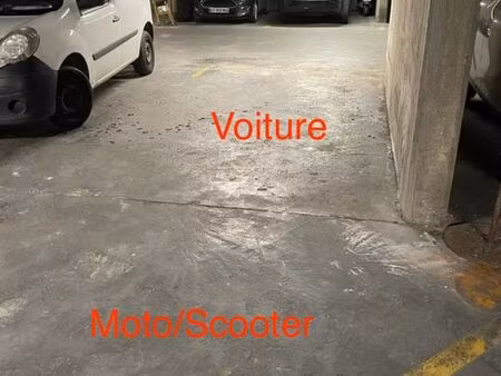location parking - voiture + moto - 100/mois