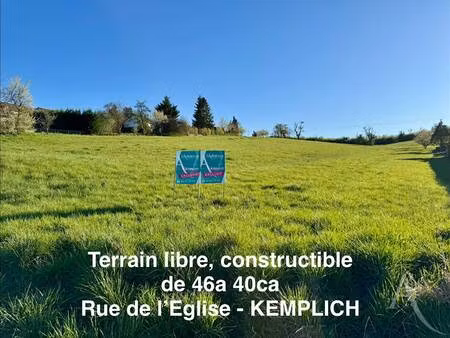 terrain constructible à vendre