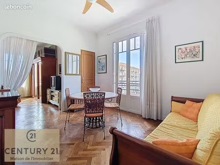 nice - valrose appartement 3 pièces de 68 26m² avec balcons