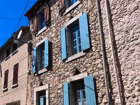 maison pierre 6 pièces 5 chambres 120 m² + jardin + garage – puivert